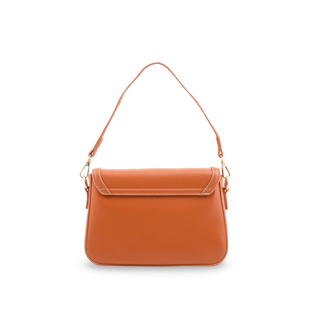 Mustard Formal Shoulder Bag For Ladies P36667