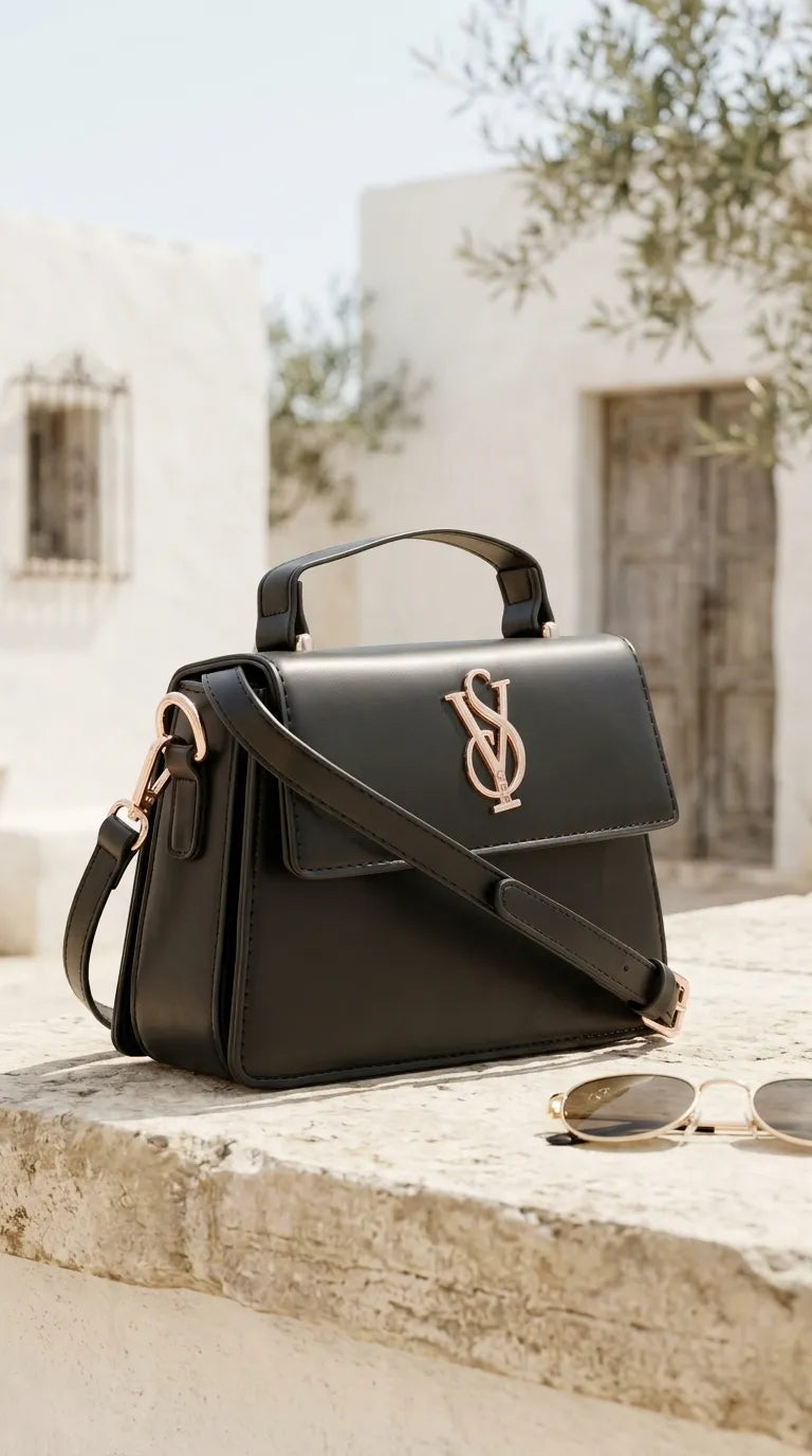 Black Formal Shoulder Bag For Ladies P36668