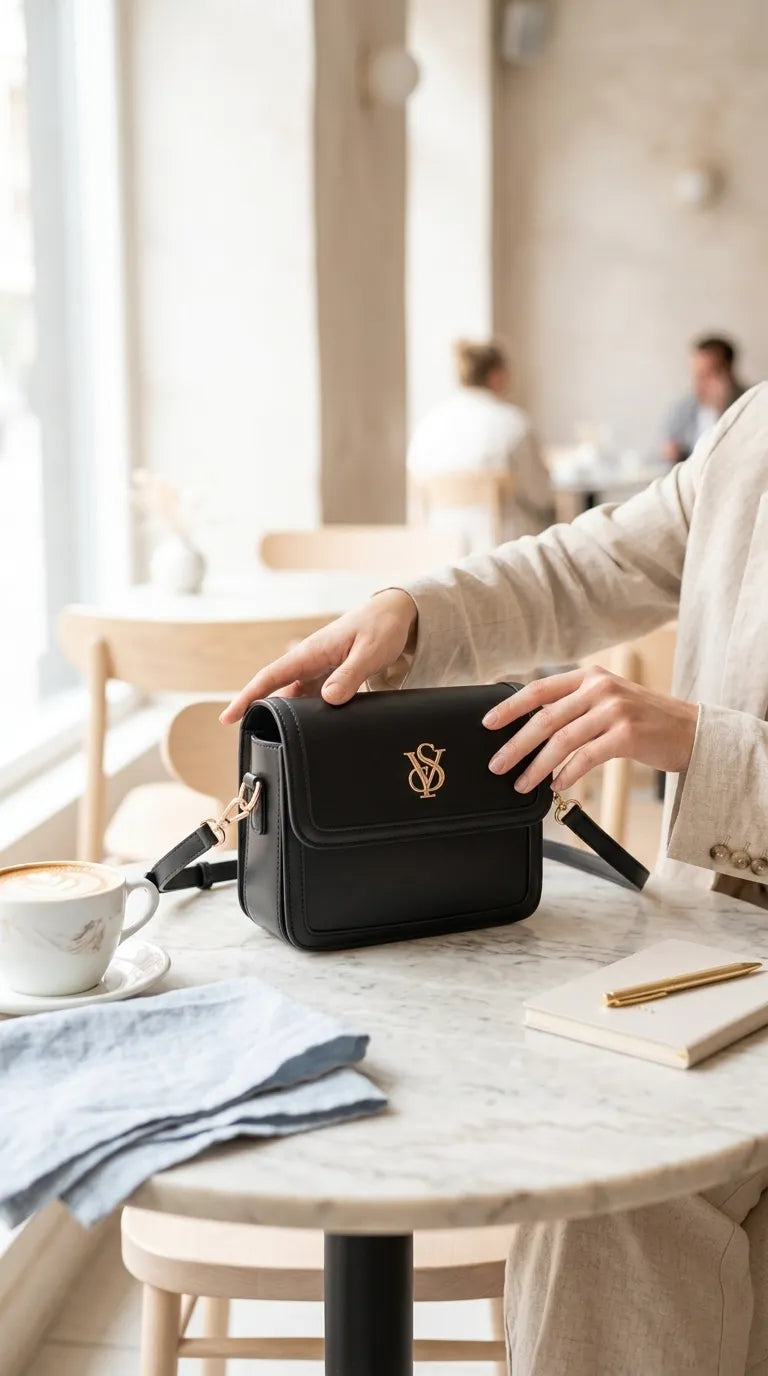 Black Formal Shoulder Bag For Ladies P36670