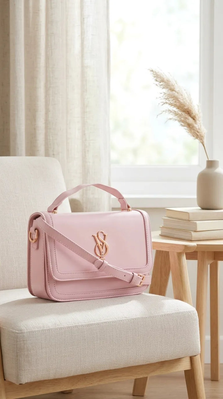 Pink Formal Shoulder Bag For Women P36671
