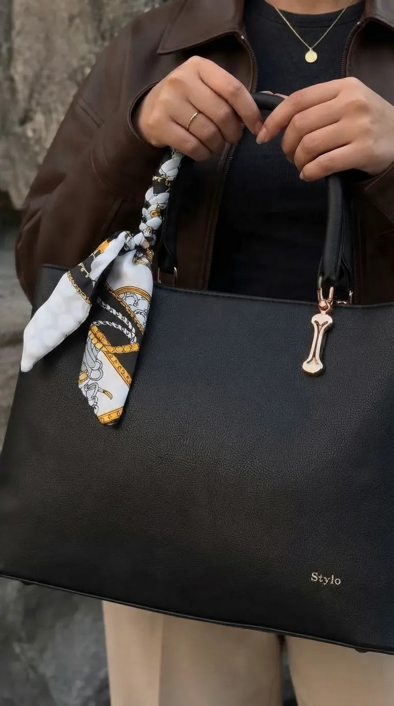 Black Formal Hand Bag For Women P36673