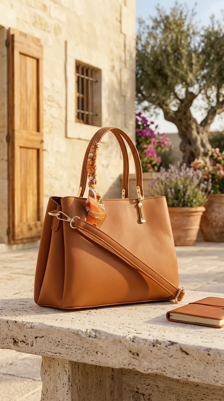 Brown Formal Hand Bag For Women P36673