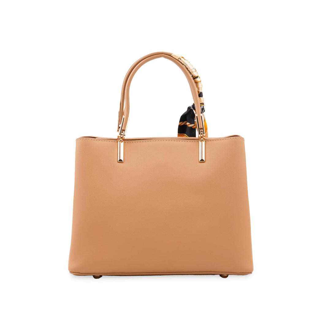 Beige Formal Hand Bag For Women P36676