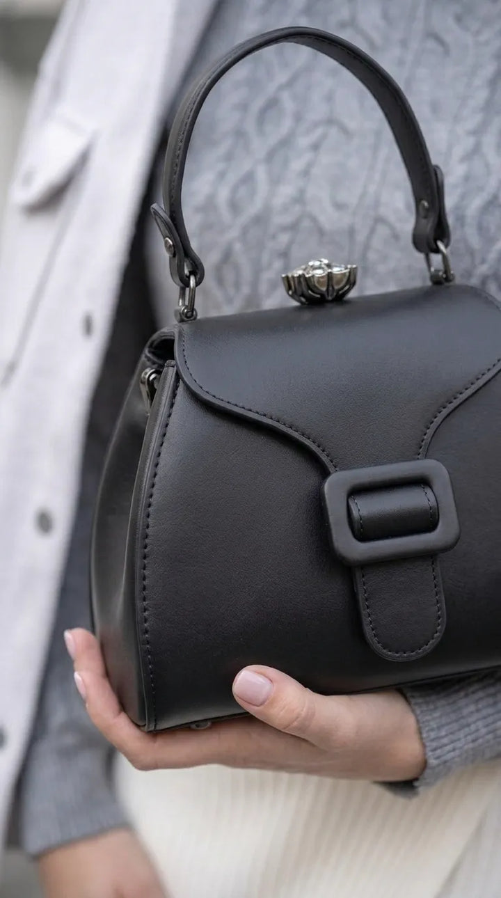 Black Formal Hand Bag For Women P36678
