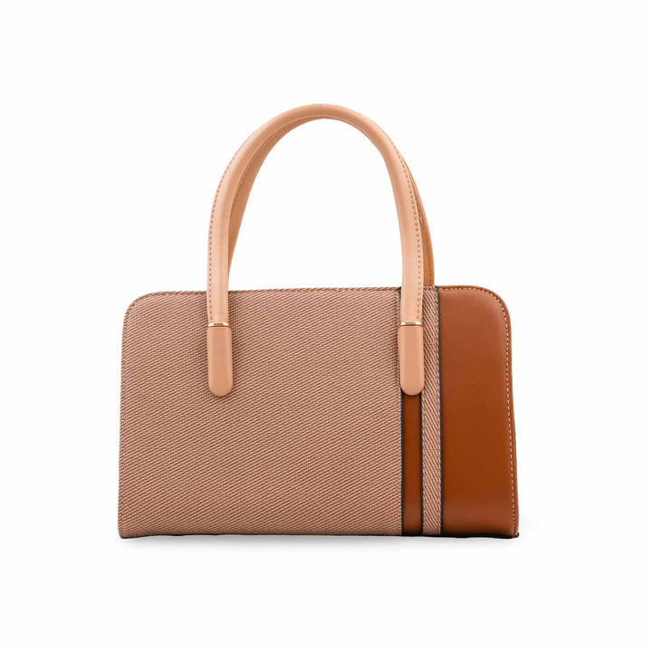 Cream Formal Hand Bag For Women P36679