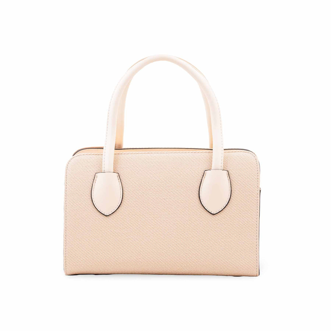 Beige Formal Hand Bag For Women P36679