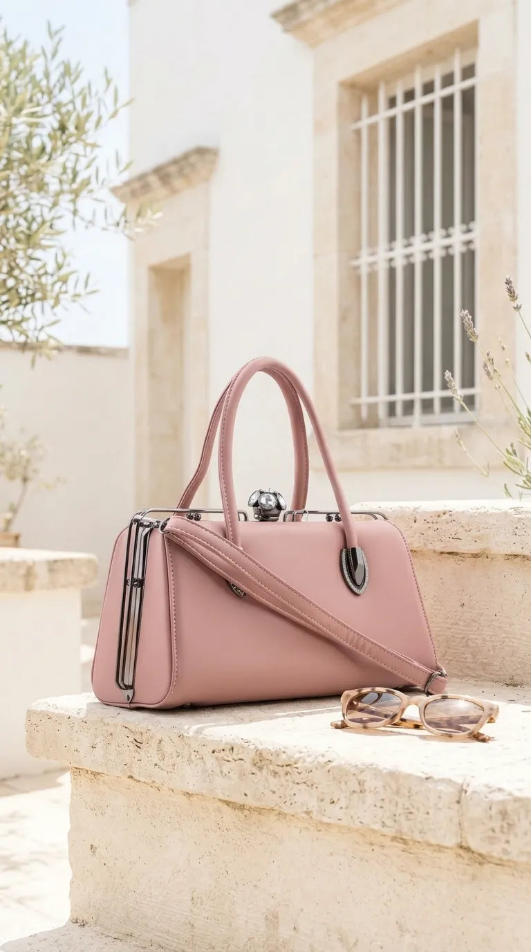 Pink Formal Hand Bag For Women P36680