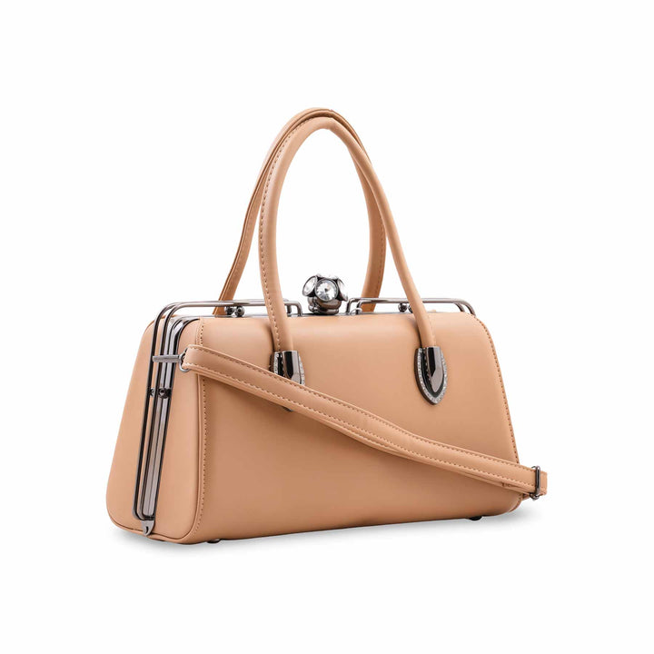 Beige Formal Hand Bag For Women P36680