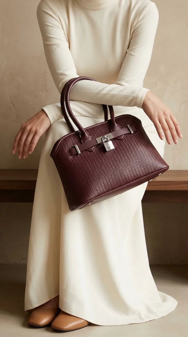 Maroon Formal Hand Bag For Women P36684