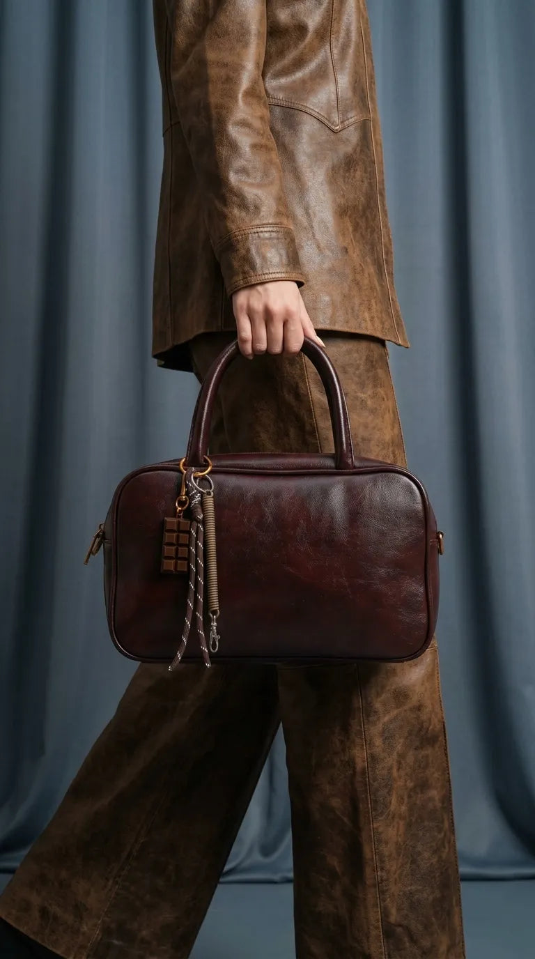 Maroon Formal Hand Bag For Women P36688