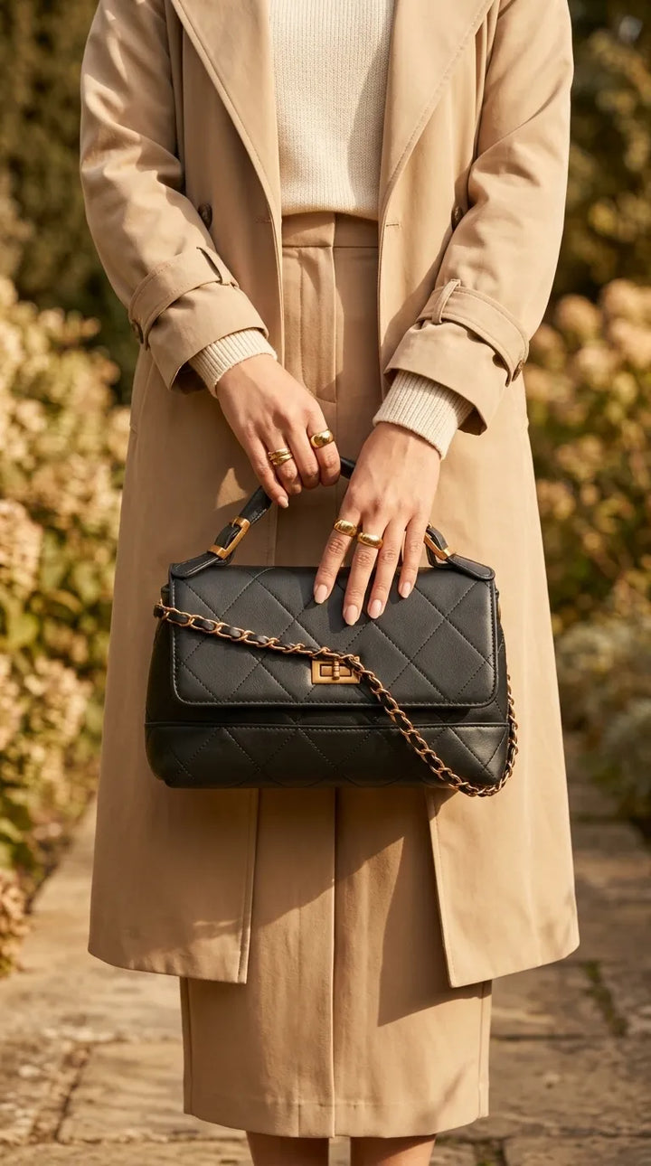 Black Formal Hand Bag For Women P36690