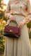 Maroon Formal Hand Bag For Women P36690