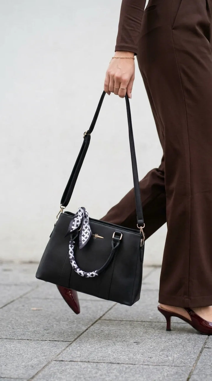 Black Formal Hand Bag For Women P36691