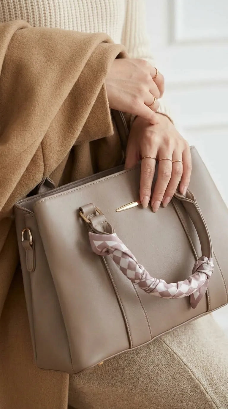 Apricot Formal Hand Bag For Women P36691