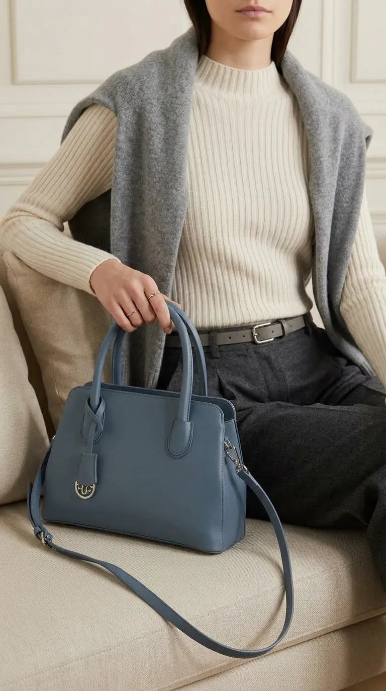 Blue Formal Hand Bag For Women P36695