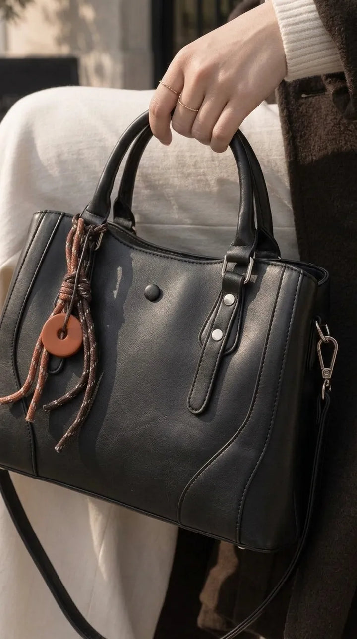 Black Formal Hand Bag For Women P36696