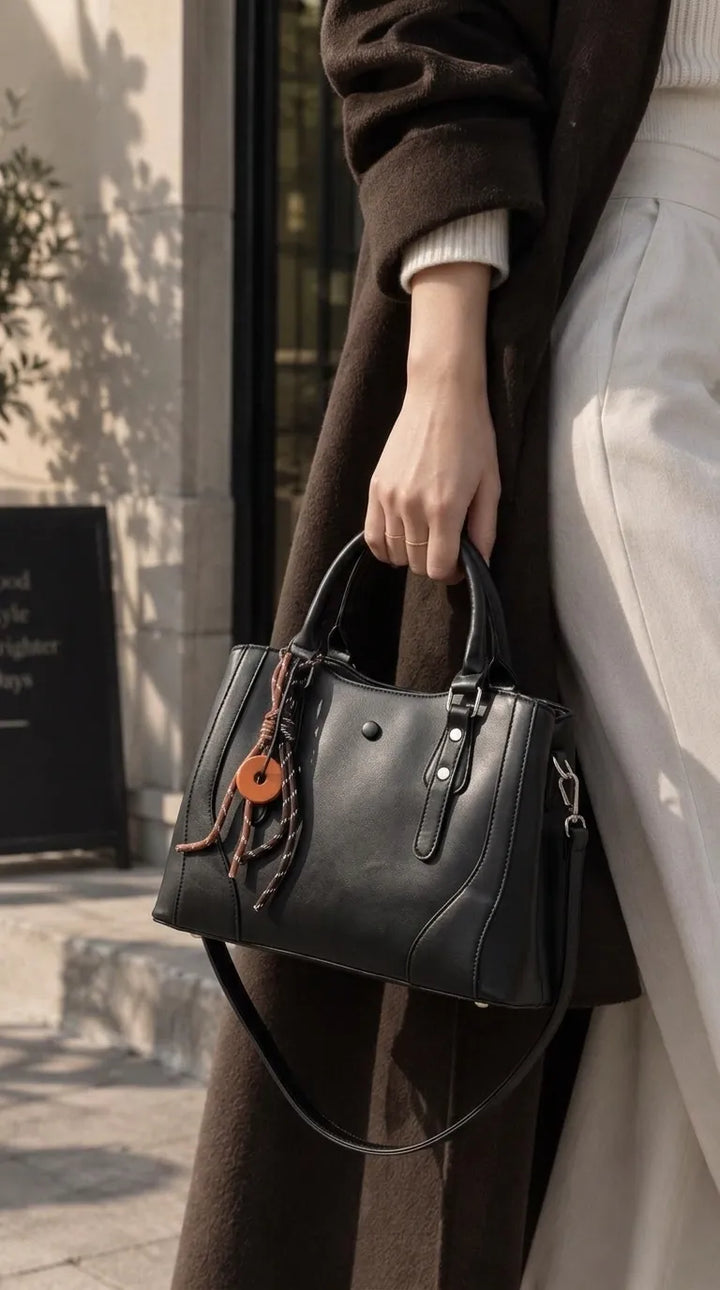 Black Formal Hand Bag For Women P36696