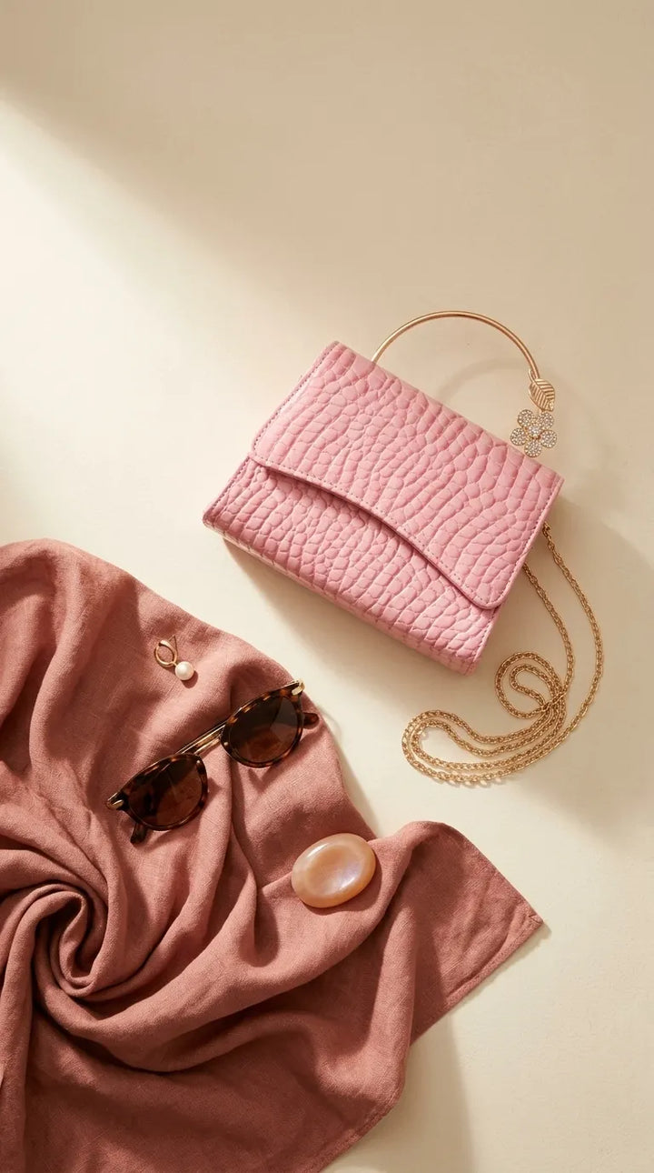 Pink Formal Clutch For Ladies P36708