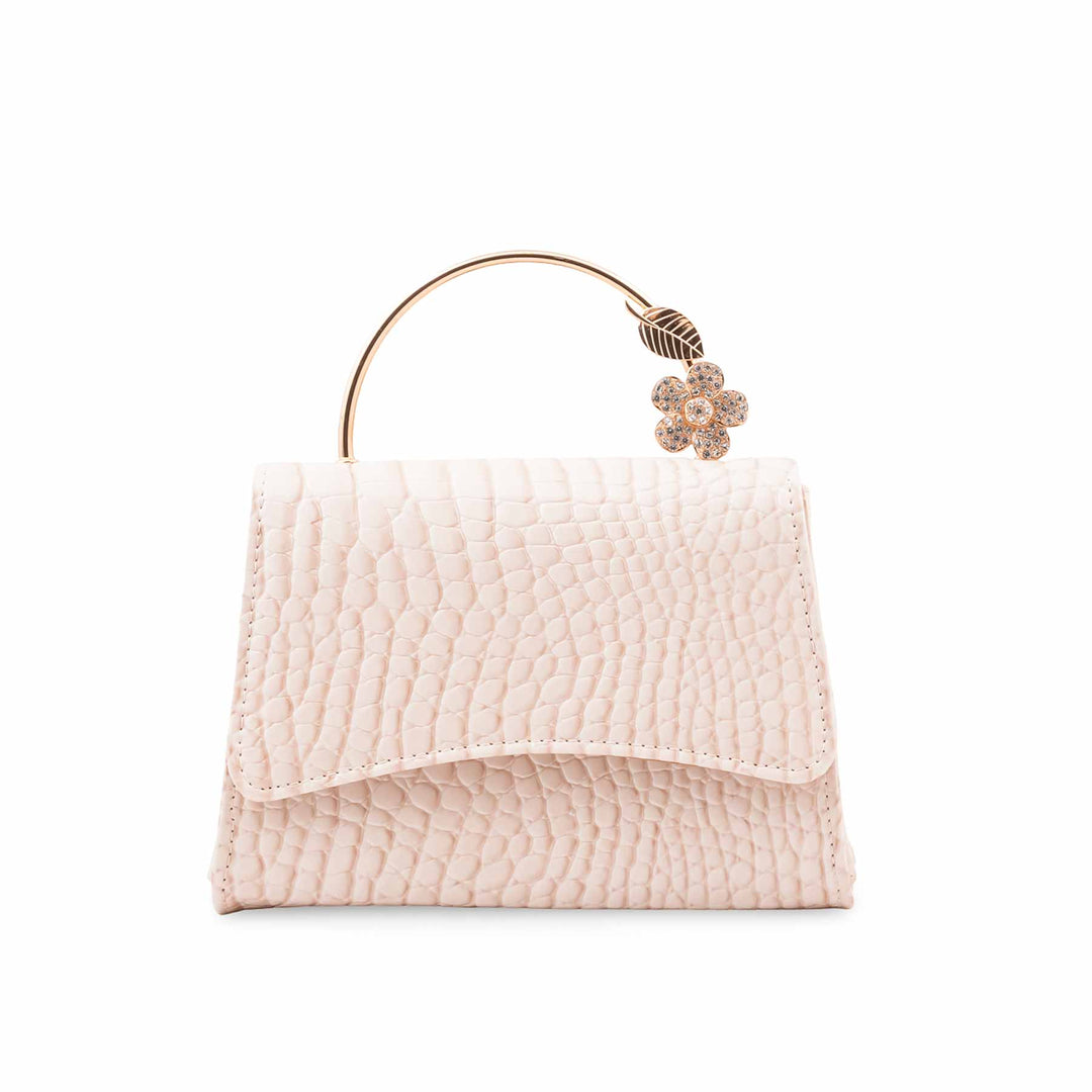 Beige Formal Clutch For Ladies P36708