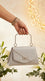 Silver Fancy Clutch For Ladies P36710