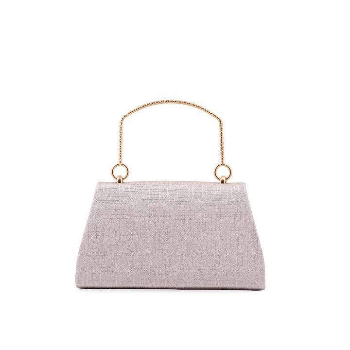 Beige Fancy Clutch For Ladies P36710