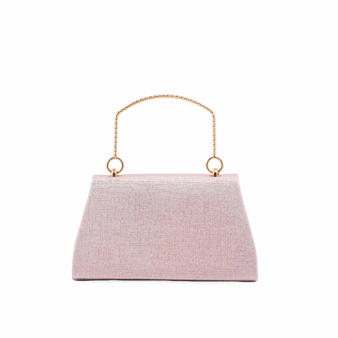 Champagne Fancy Clutch For Ladies P36710