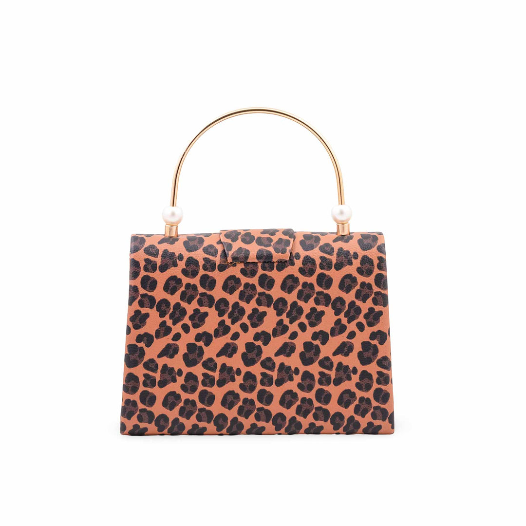 Brown Formal Clutch For Ladies P36712