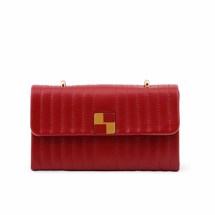 Maroon Formal Clutch For Ladies P36713