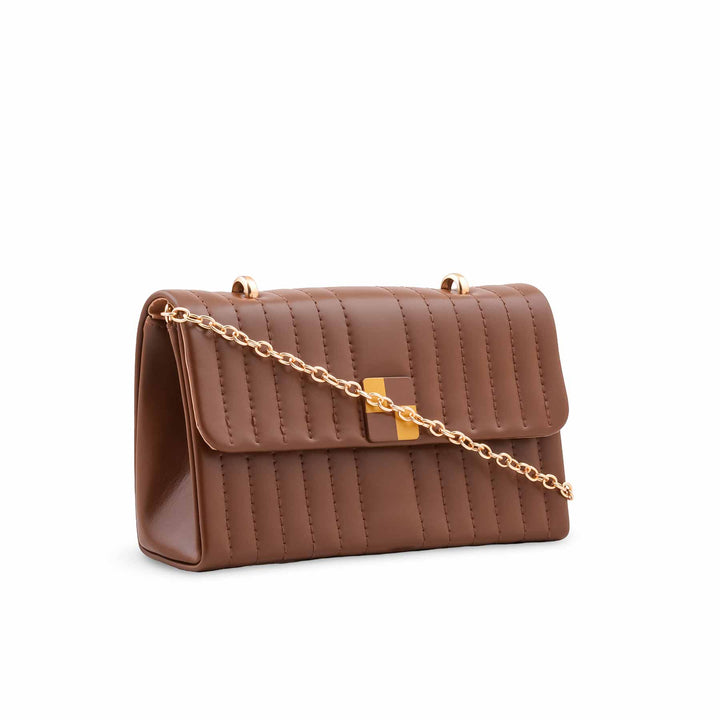 Coffee Formal Clutch For Ladies P36713