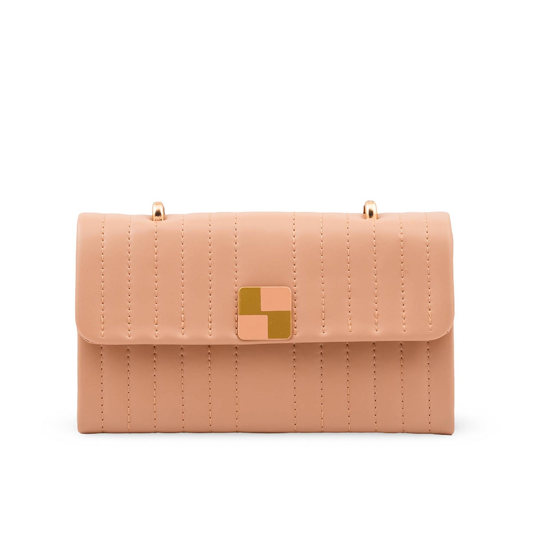 Beige Formal Clutch For Ladies P36713