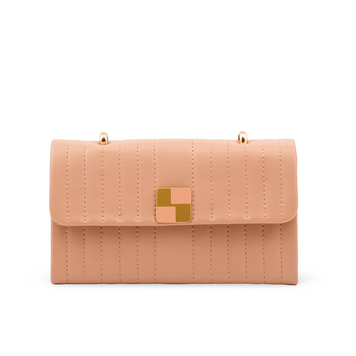 Beige Formal Clutch For Ladies P36713