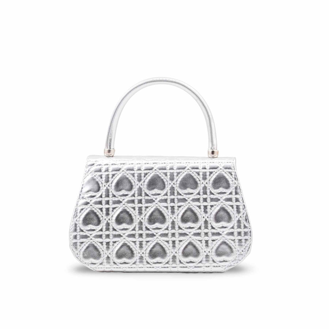 Silver Casual Pouch For Ladies P36723