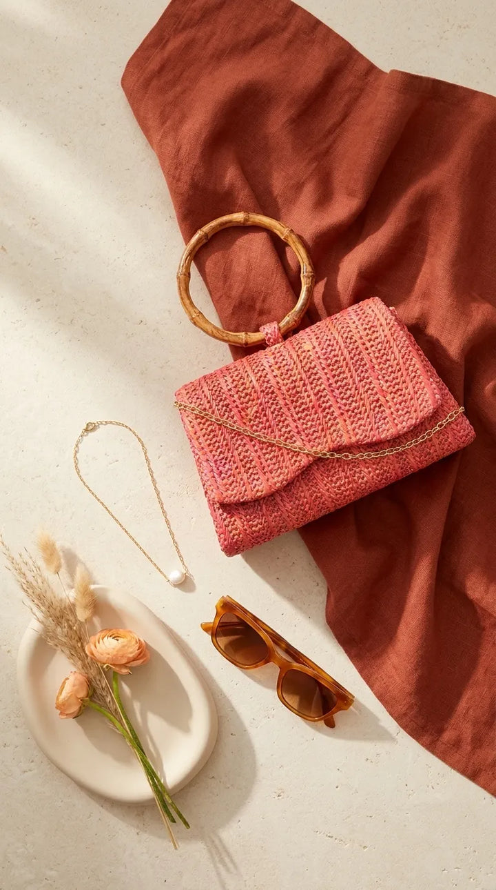 Red Formal Clutch For Ladies P36725