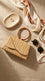 Beige Formal Clutch For Ladies P36725