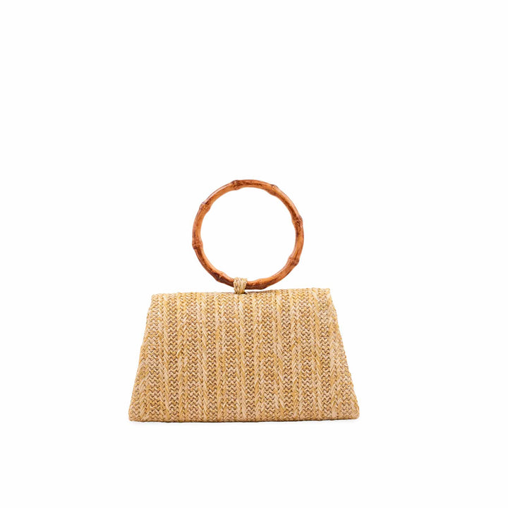 Beige Formal Clutch For Ladies P36725