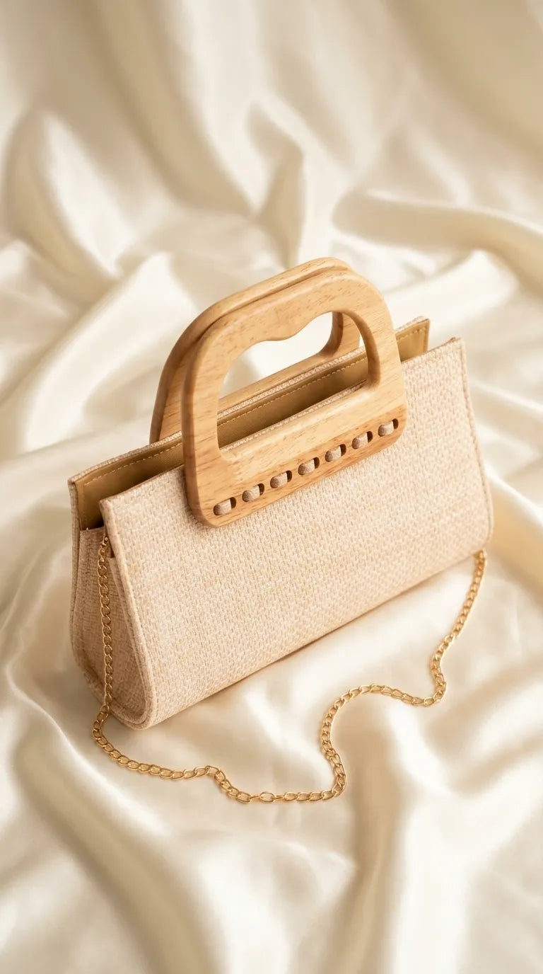 Mustard Formal Clutch For Ladies P36728