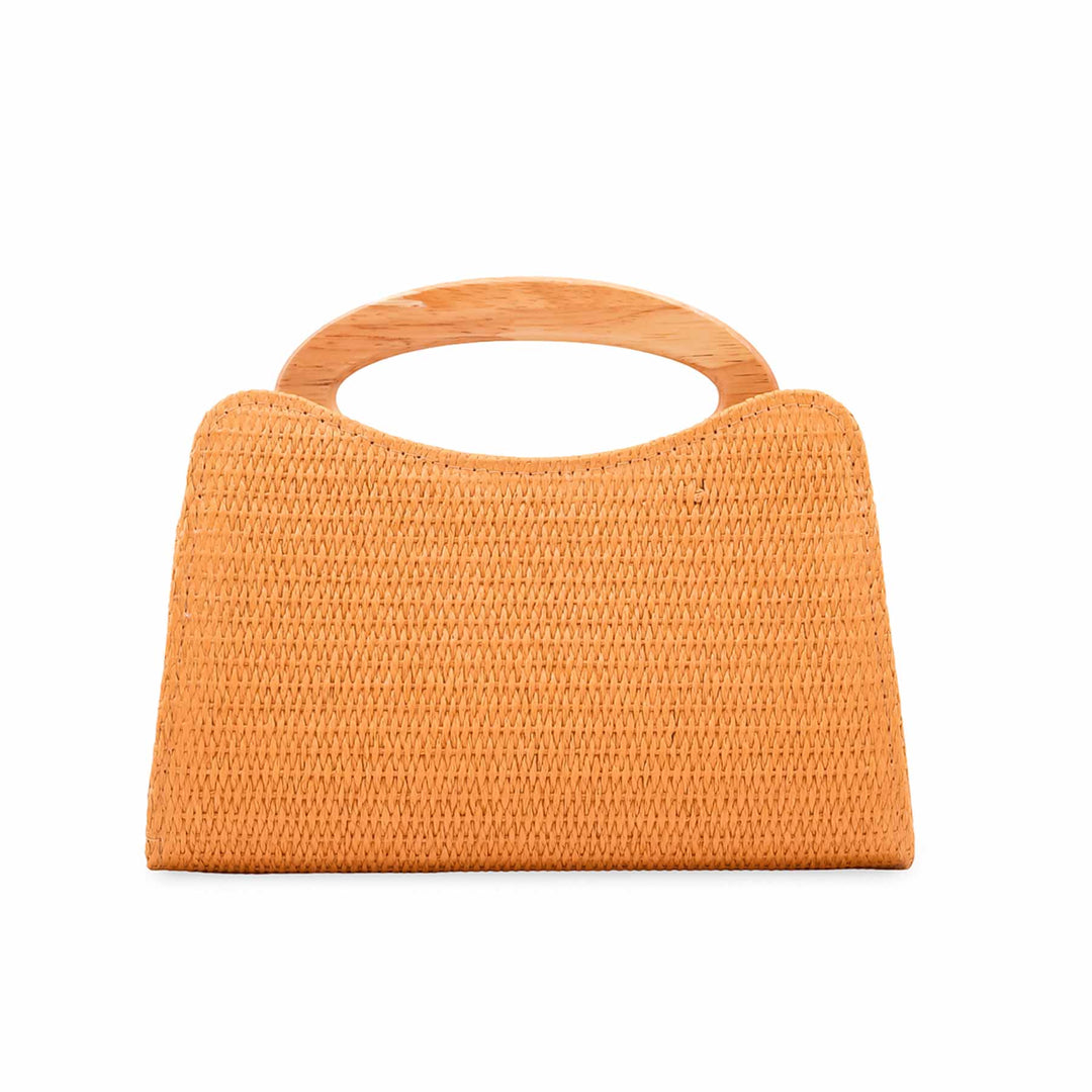 Mustard Formal Clutch For Ladies P36729