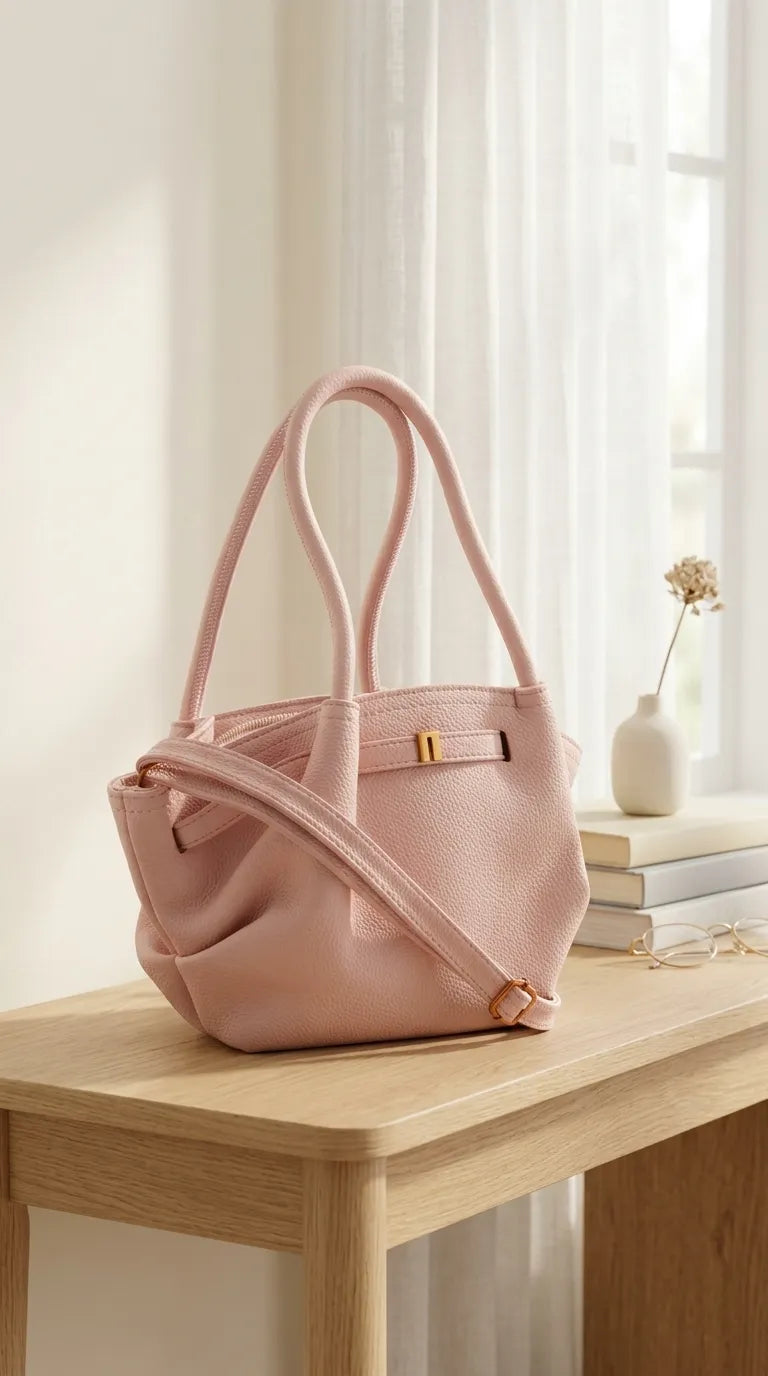 Pink Formal Shoulder Bag For Ladies P36761