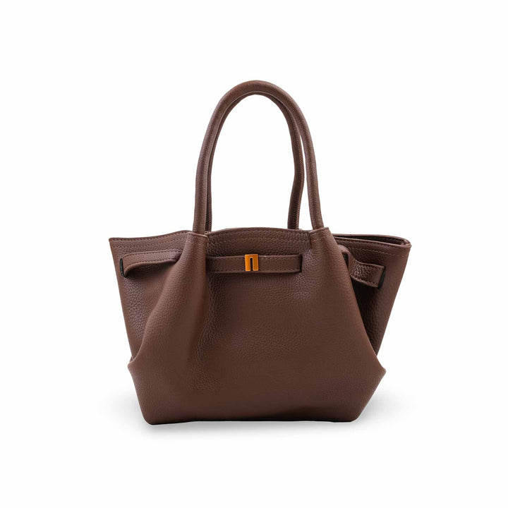 Coffee Formal Shoulder Bag For Ladies P36761