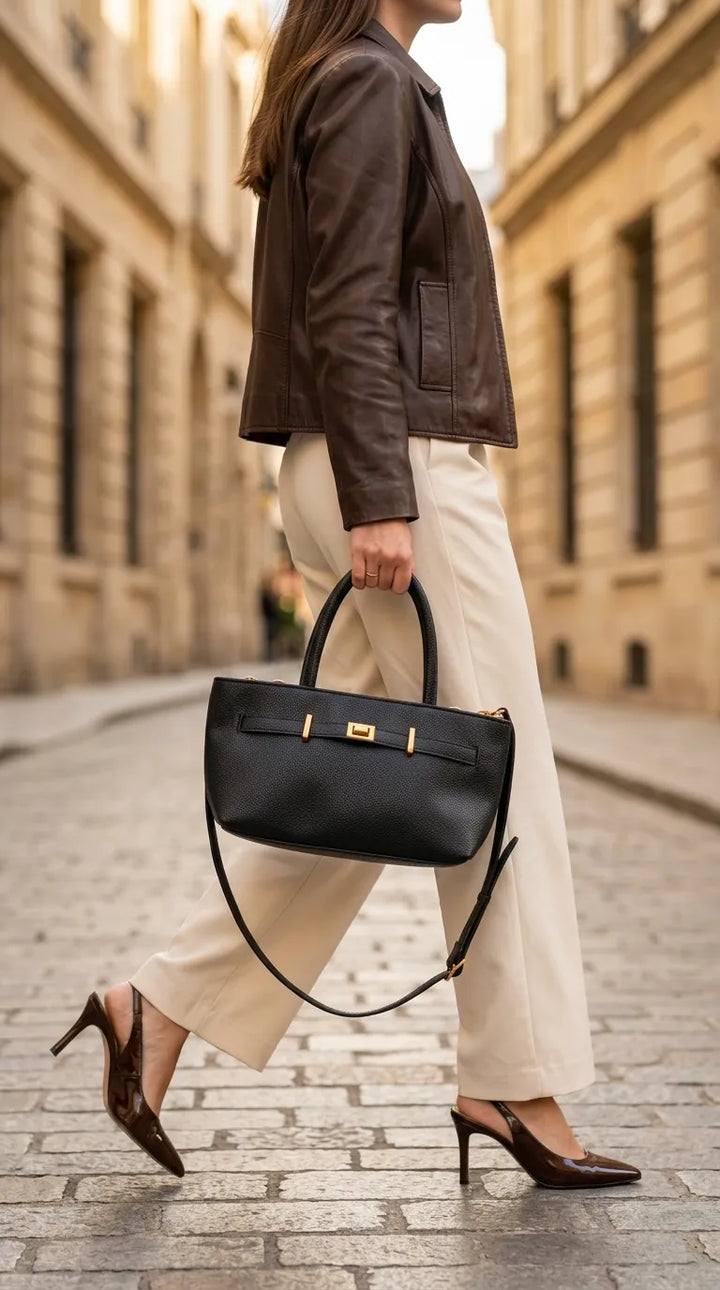 Black Formal Hand Bag For Ladies P36762