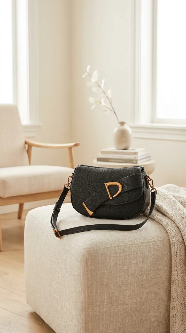 Black Formal Shoulder Bag For Ladies P36763