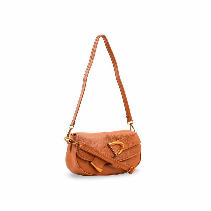 Brown Formal Shoulder Bag For Ladies P36763
