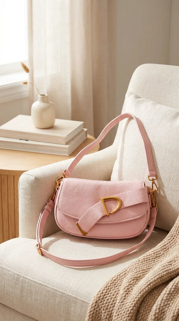 Pink Formal Shoulder Bag For Ladies P36763