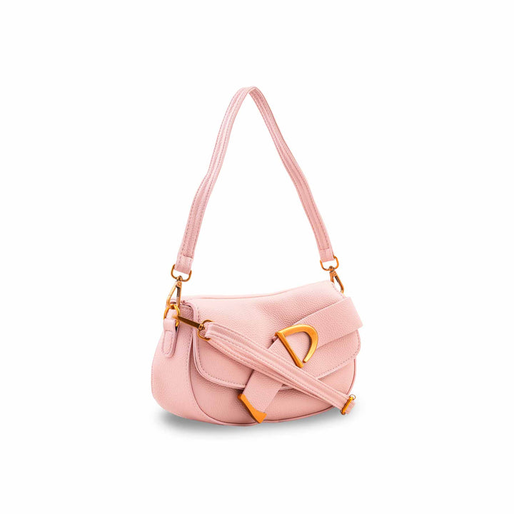 Pink Formal Shoulder Bag For Ladies P36763