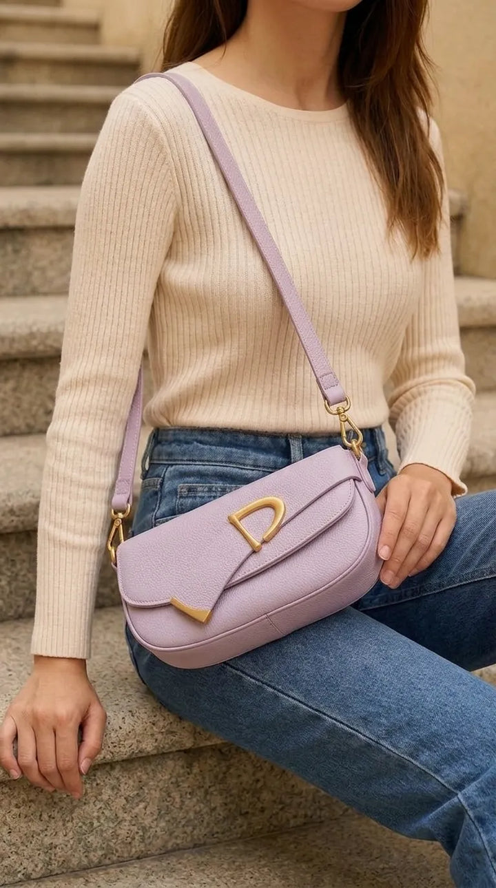 Purple Formal Shoulder Bag For Ladies P36763