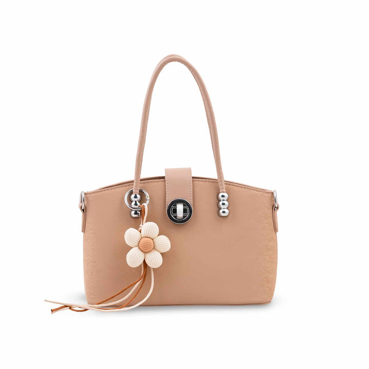 Khaki Formal Hand Bag For Ladies P36764