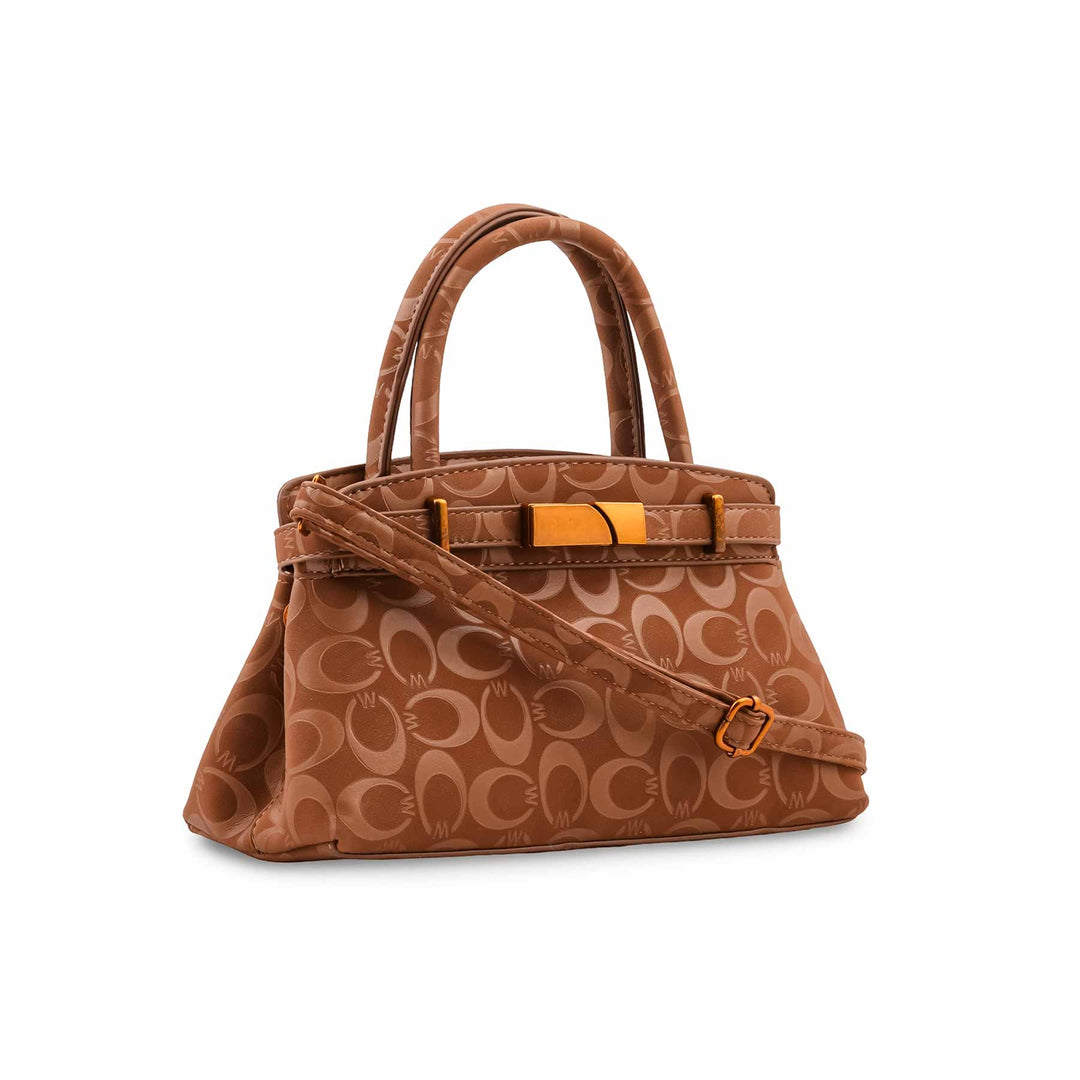 Yellow Formal Hand Bag For Ladies P36766
