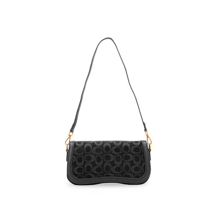 Black Formal Shoulder Bag For Ladies P36767