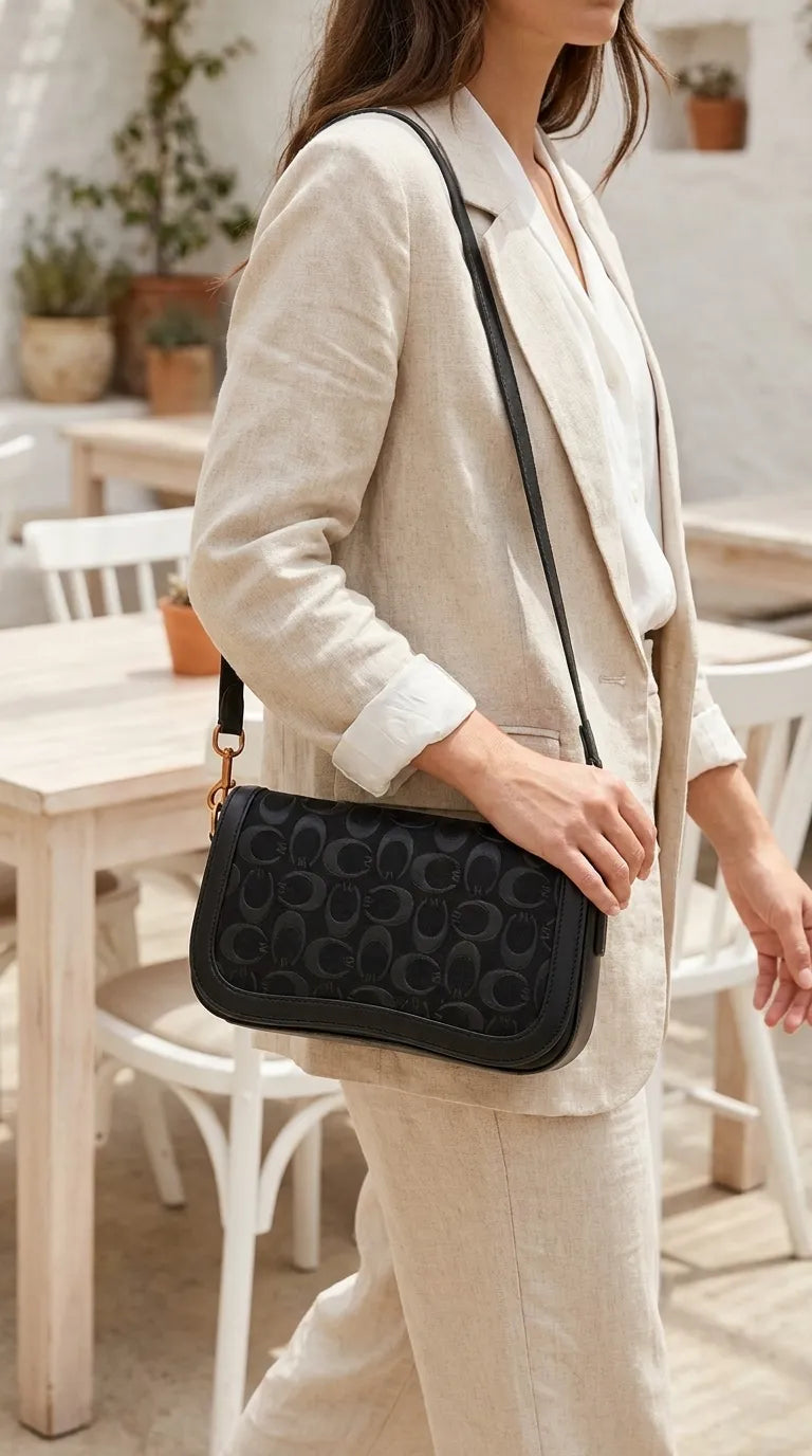 Black Formal Shoulder Bag For Ladies P36767