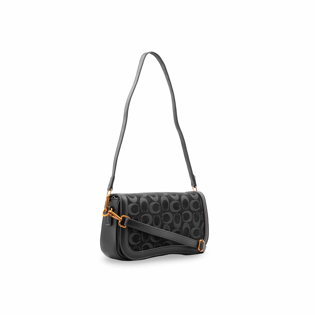 Black Formal Shoulder Bag For Ladies P36767
